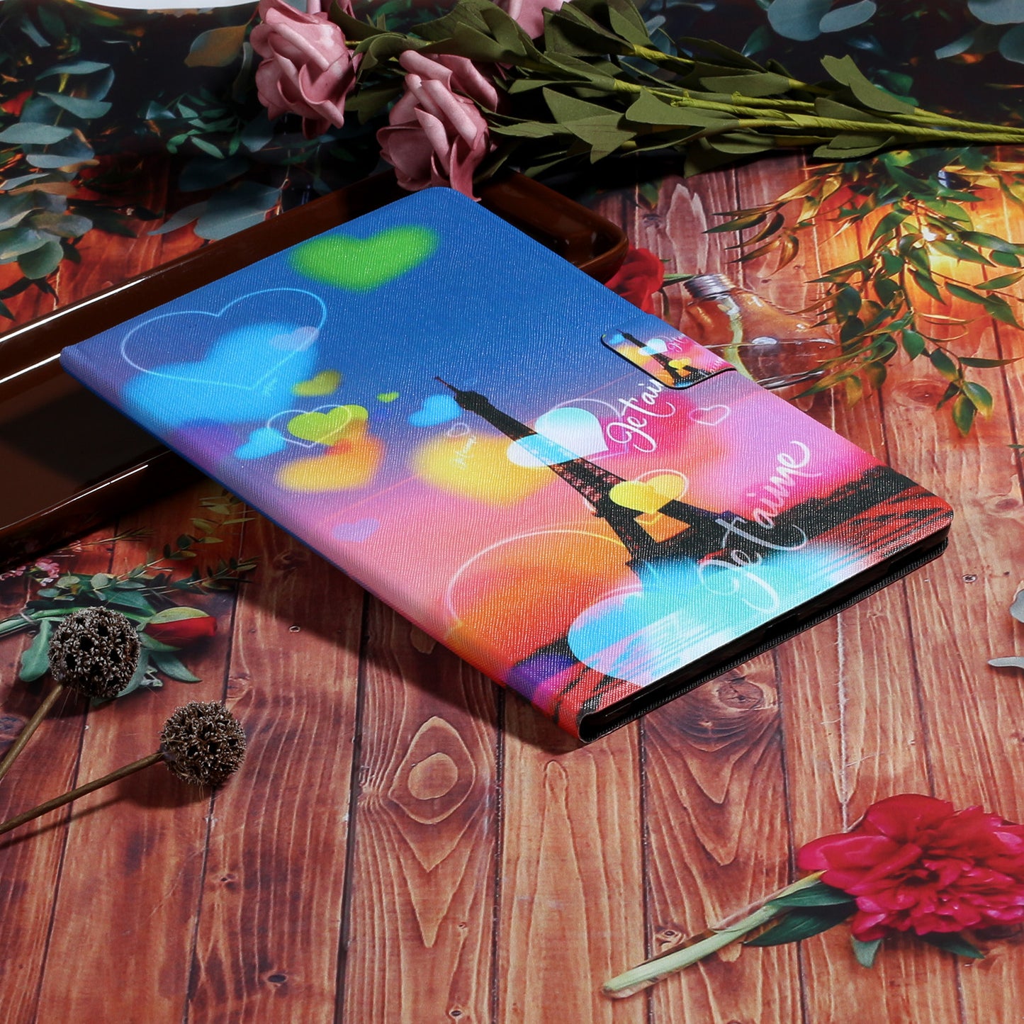 Pattern Printing Card Slots Flip Leather Tablet Cover for iPad Air 10.5 inch (2019)/iPad 10.2 (2021)/(2020)/(2019)