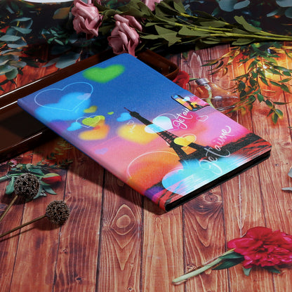 Pattern Printing Card Slots Flip Leather Tablet Cover for iPad Air 10.5 inch (2019)/iPad 10.2 (2021)/(2020)/(2019)