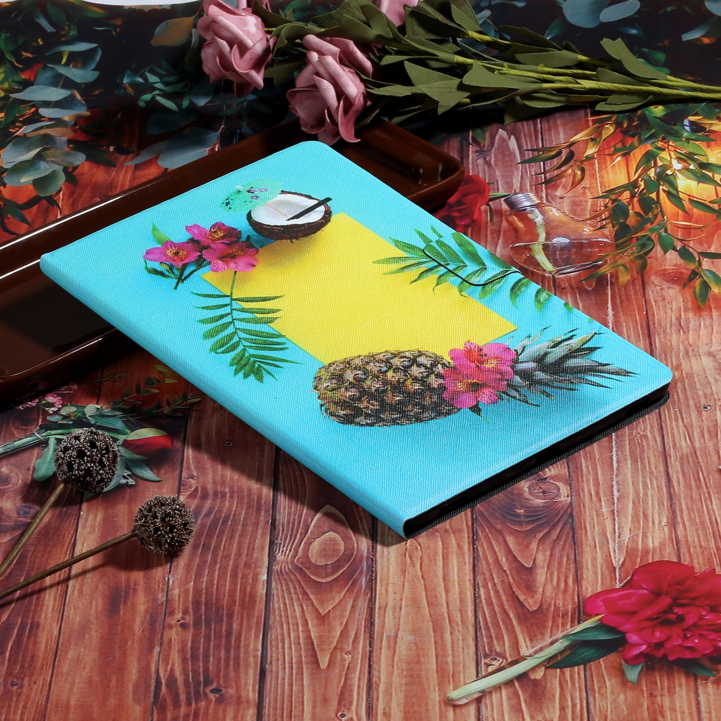 Pattern Printing Card Slots Flip Leather Tablet Cover for iPad Air 10.5 inch (2019)/iPad 10.2 (2021)/(2020)/(2019)