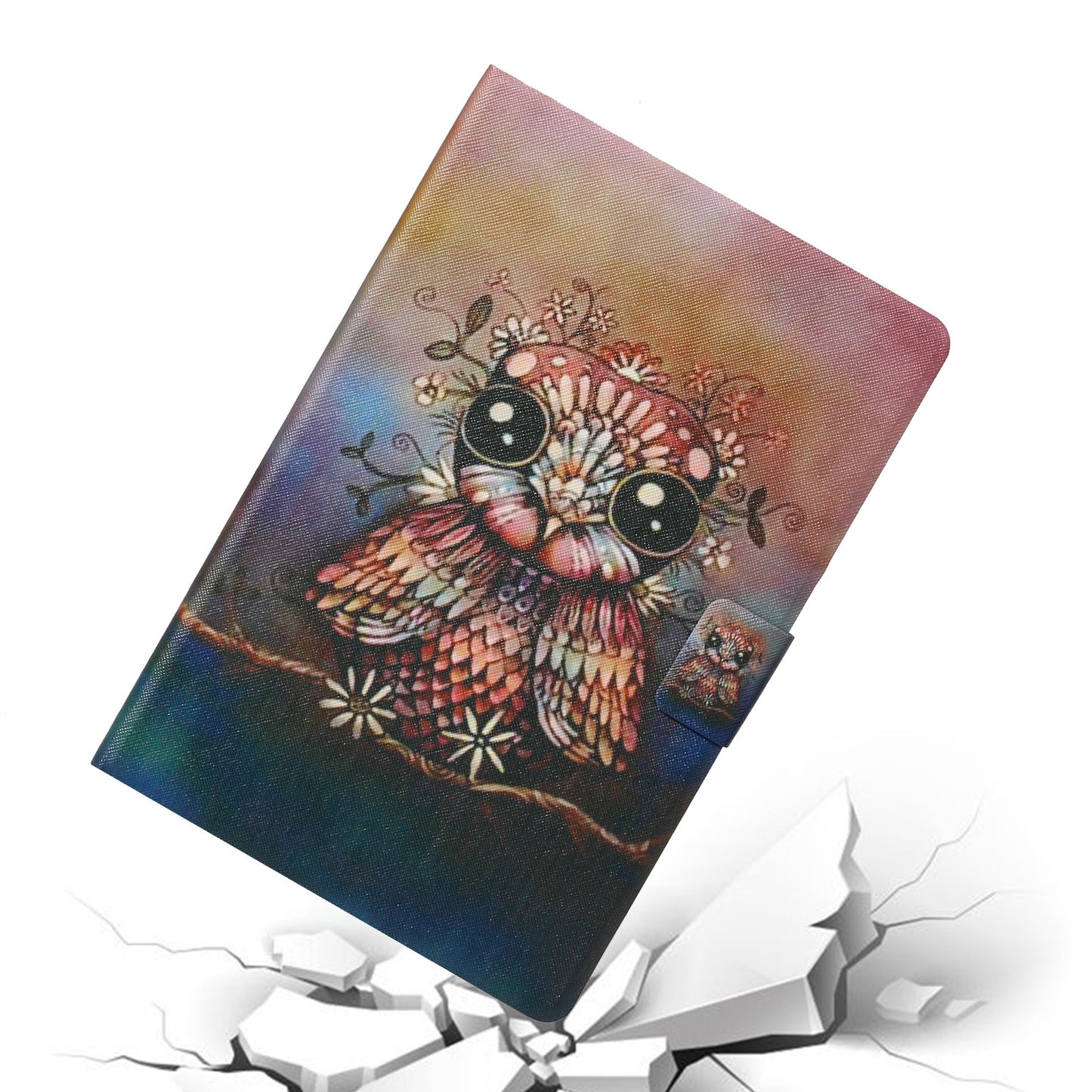 Pattern Printing Card Slots Flip Leather Tablet Cover for iPad Air 10.5 inch (2019)/iPad 10.2 (2021)/(2020)/(2019)