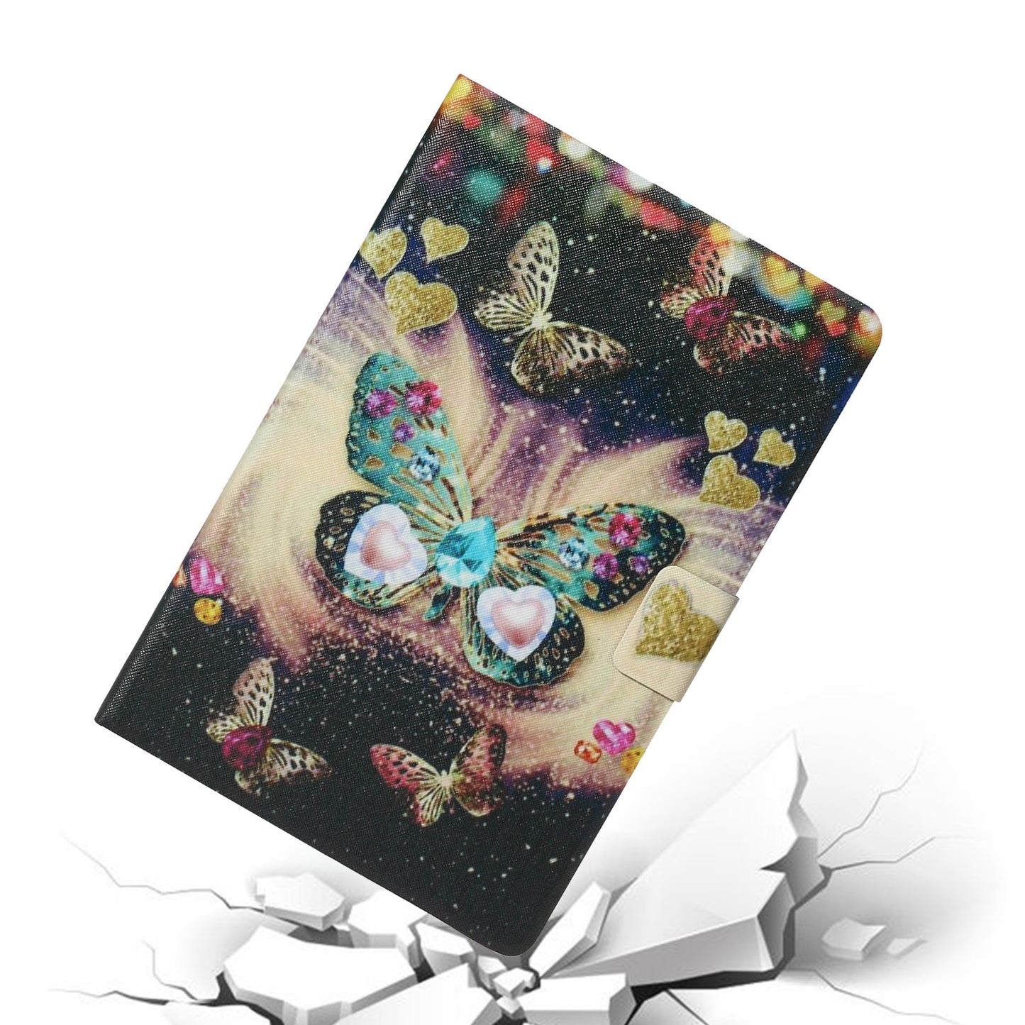 Pattern Printing Card Slots Flip Leather Tablet Cover for iPad Air 10.5 inch (2019)/iPad 10.2 (2021)/(2020)/(2019)