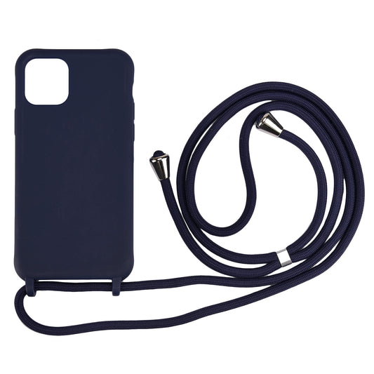 Soft TPU Case Phone Case with Multi-function Strap for iPhone 11 6.1-inch Integral Molding Design