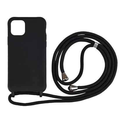 Soft TPU Case Phone Case with Multi-function Strap for iPhone 11 6.1-inch Integral Molding Design