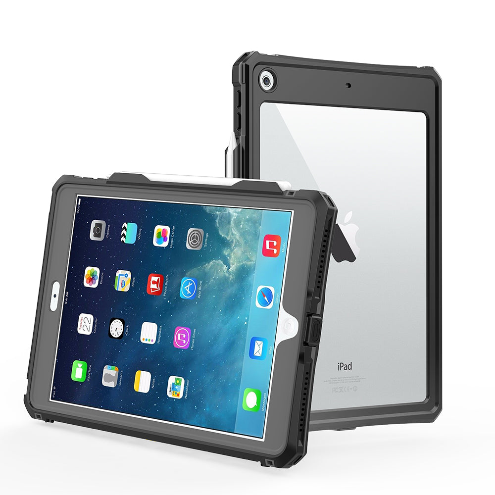 IP68 Waterproof Drop-proof Dust-proof Tablet Cover Swimming Rafting Protective Case for iPad 10.2 (2021)/(2020)/(2019)