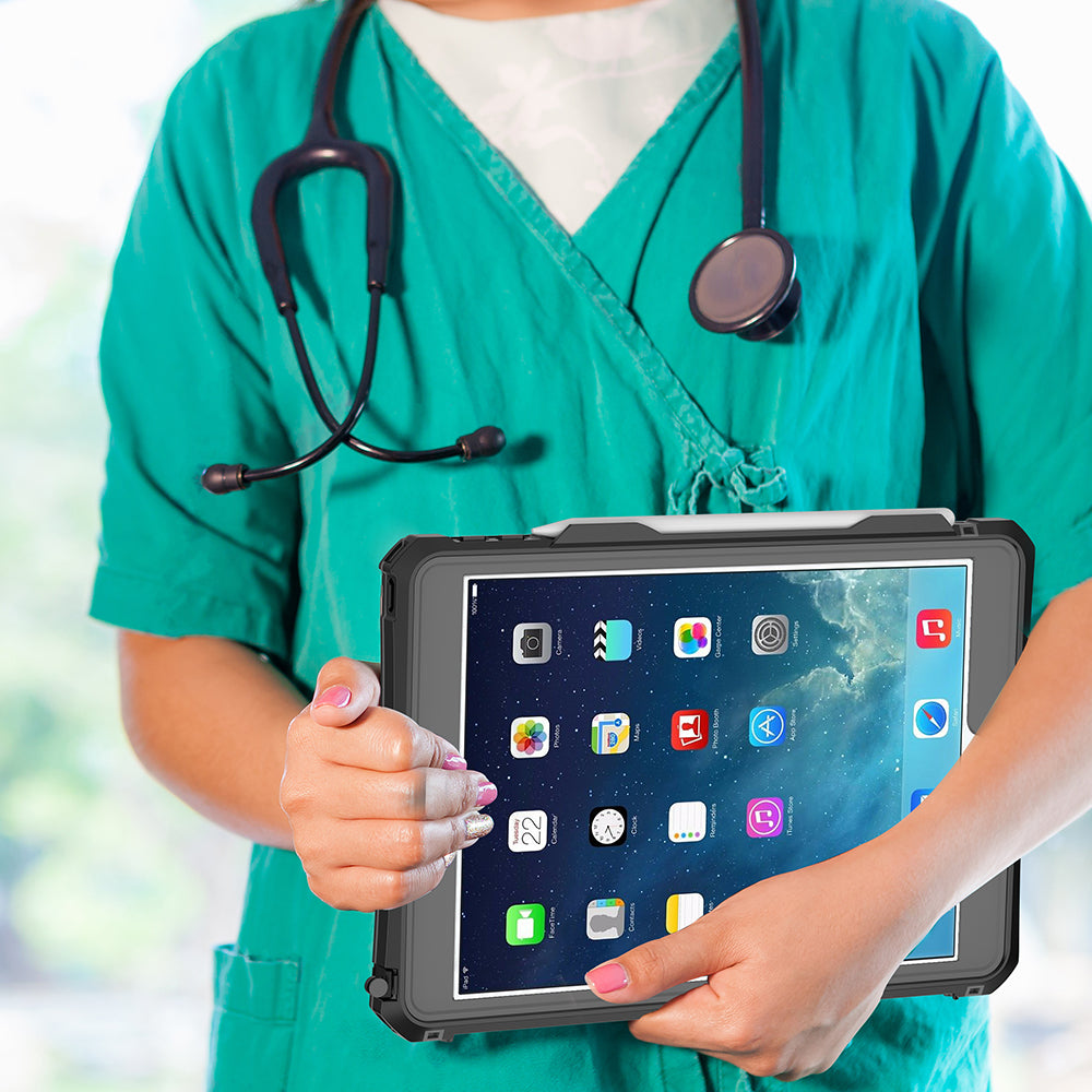 IP68 Waterproof Drop-proof Dust-proof Tablet Cover Swimming Rafting Protective Case for iPad 10.2 (2021)/(2020)/(2019)