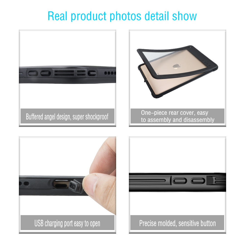 IP68 Waterproof Drop-proof Dust-proof Tablet Cover for Apple iPad Air 10.5 inch (2019)/iPad Pro 10.5-inch (2017)