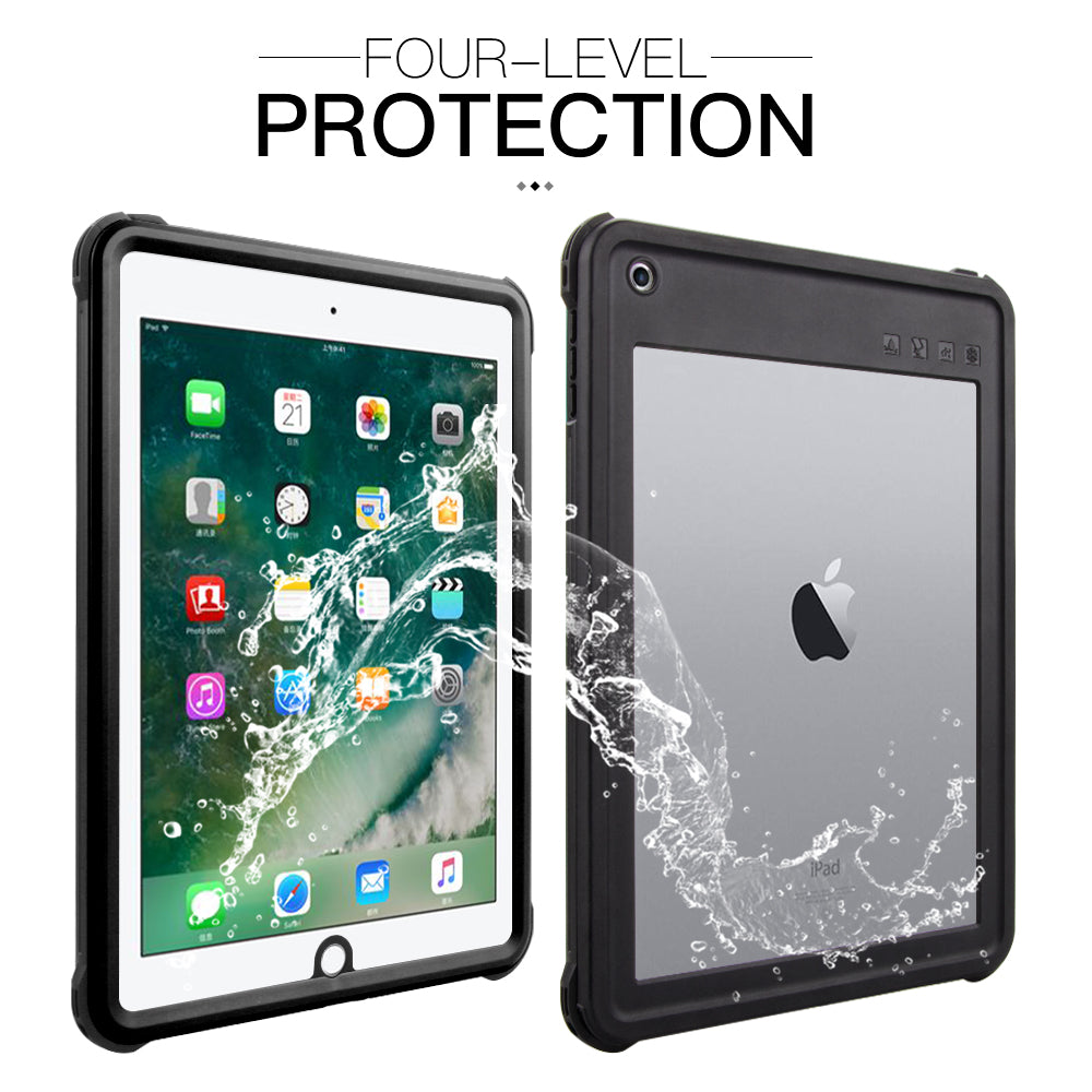 IP68 Waterproof Drop-proof Dust-proof Tablet Cover for iPad Air (2013)/iPad 9.7-inch (2018) A1893 A1954 / (2017) A1822