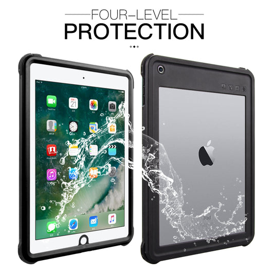 IP68 Waterproof Drop-proof Dust-proof Tablet Cover for iPad Air (2013)/iPad 9.7-inch (2018) A1893 A1954 / (2017) A1822