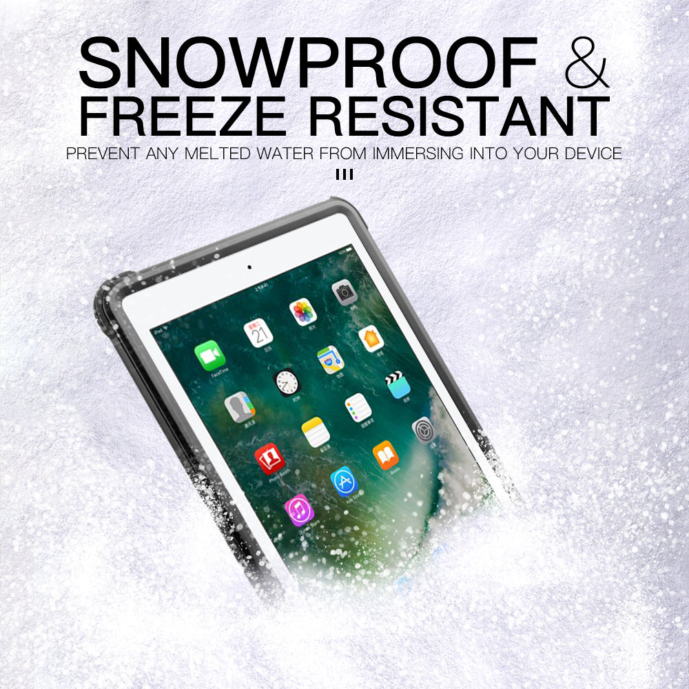 IP68 Waterproof Drop-proof Dust-proof Tablet Cover for iPad Air (2013)/iPad 9.7-inch (2018) A1893 A1954 / (2017) A1822