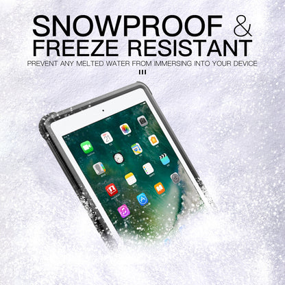 IP68 Waterproof Drop-proof Dust-proof Tablet Cover for iPad Air (2013)/iPad 9.7-inch (2018) A1893 A1954 / (2017) A1822