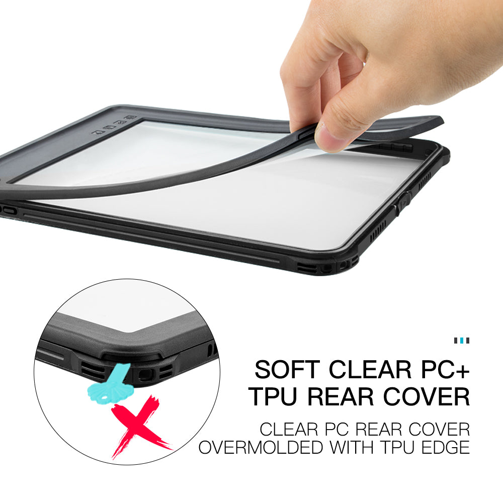 IP68 Waterproof Drop-proof Dust-proof Tablet Cover for iPad Air (2013)/iPad 9.7-inch (2018) A1893 A1954 / (2017) A1822