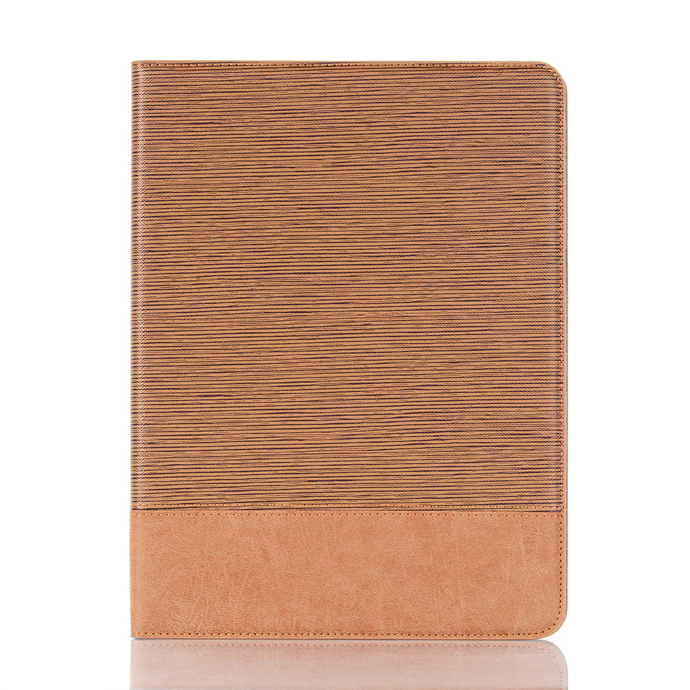 Cross Texture Splicing Leather Wallet Smart Cover for iPad Pro 12.9-inch (2020)/(2018)
