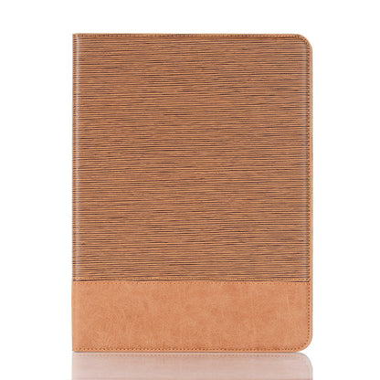 Cross Texture Splicing Leather Wallet Smart Cover for iPad Pro 12.9-inch (2020)/(2018)