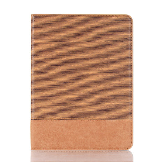 Cross Texture Splicing Leather Wallet Smart Cover for iPad Pro 12.9-inch (2020)/(2018)
