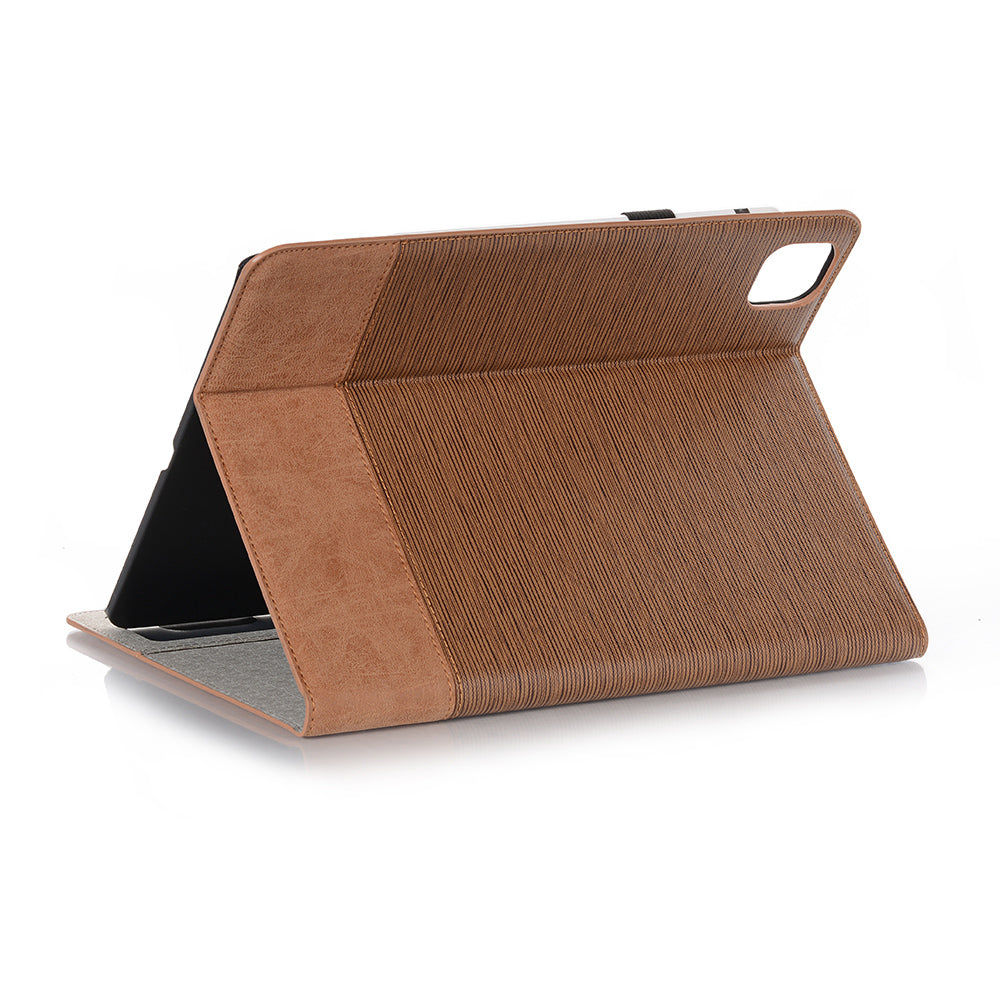 Cross Texture Splicing Leather Wallet Smart Cover for iPad Pro 12.9-inch (2020)/(2018)