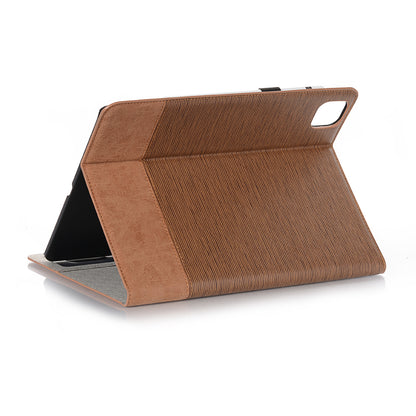 Cross Texture Splicing Leather Wallet Smart Cover for iPad Pro 12.9-inch (2020)/(2018)