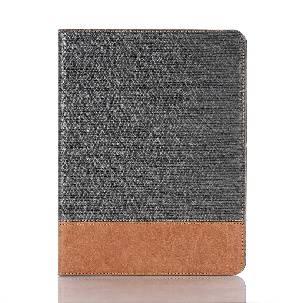 Cross Texture Splicing Leather Wallet Smart Cover for iPad Pro 12.9-inch (2020)/(2018)