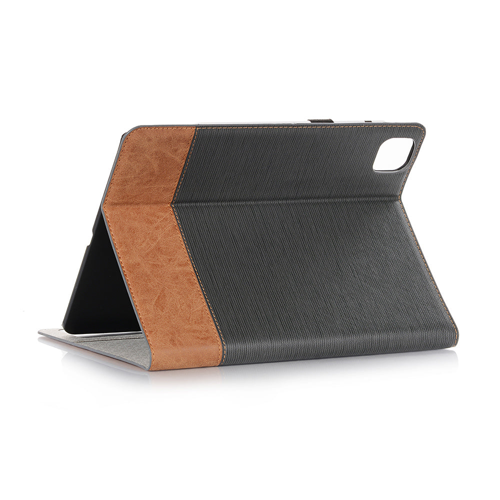 Cross Texture Splicing Leather Wallet Smart Cover for iPad Pro 12.9-inch (2020)/(2018)
