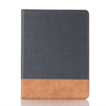 Cross Texture Splicing Leather Wallet Smart Cover for iPad Pro 12.9-inch (2020)/(2018)