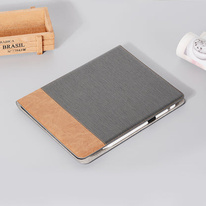 Cross Texture Splicing Leather Wallet Smart Cover for iPad Pro 12.9-inch (2020)/(2018)
