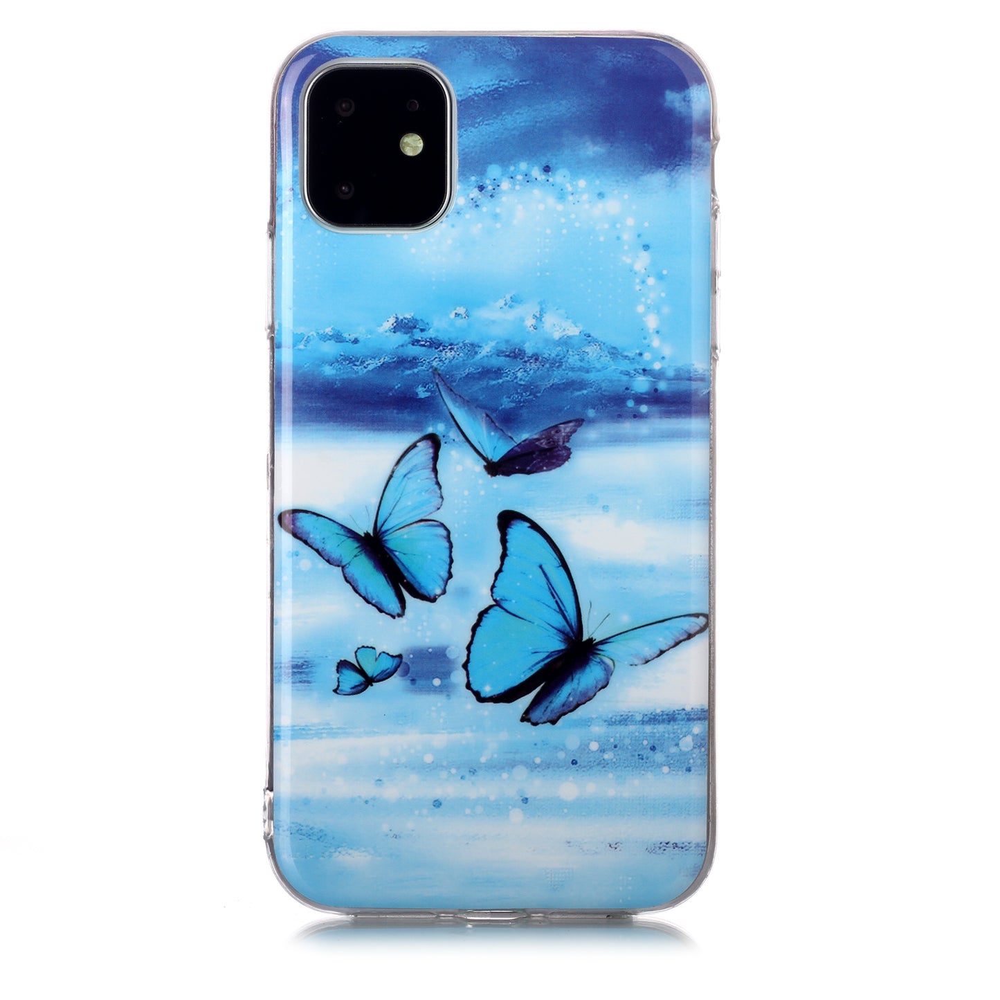 Noctilucent Patterned IMD TPU Back Case for iPhone 11 6.1 inch
