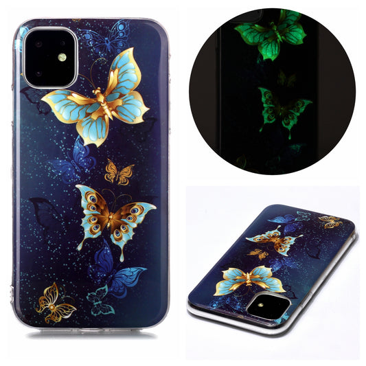 Noctilucent Patterned IMD TPU Back Case for iPhone 11 6.1 inch