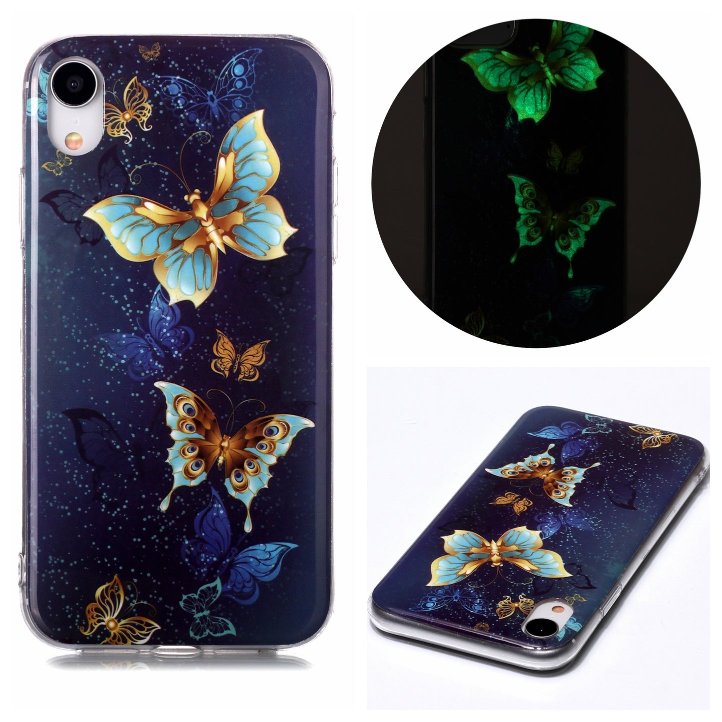 Noctilucent TPU Flexible Phone Case for Apple iPhone XR 6.1 inch
