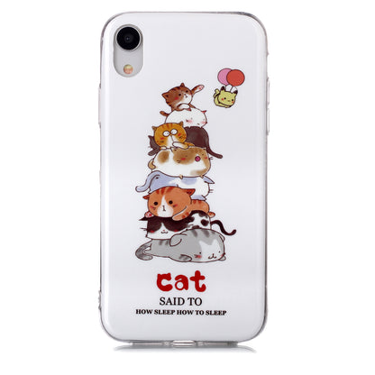 Noctilucent TPU Flexible Phone Case for Apple iPhone XR 6.1 inch