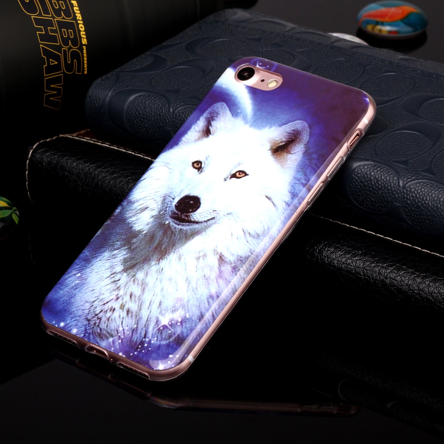 Noctilucent Patterned IMD TPU Phone Case for iPhone 6s/6