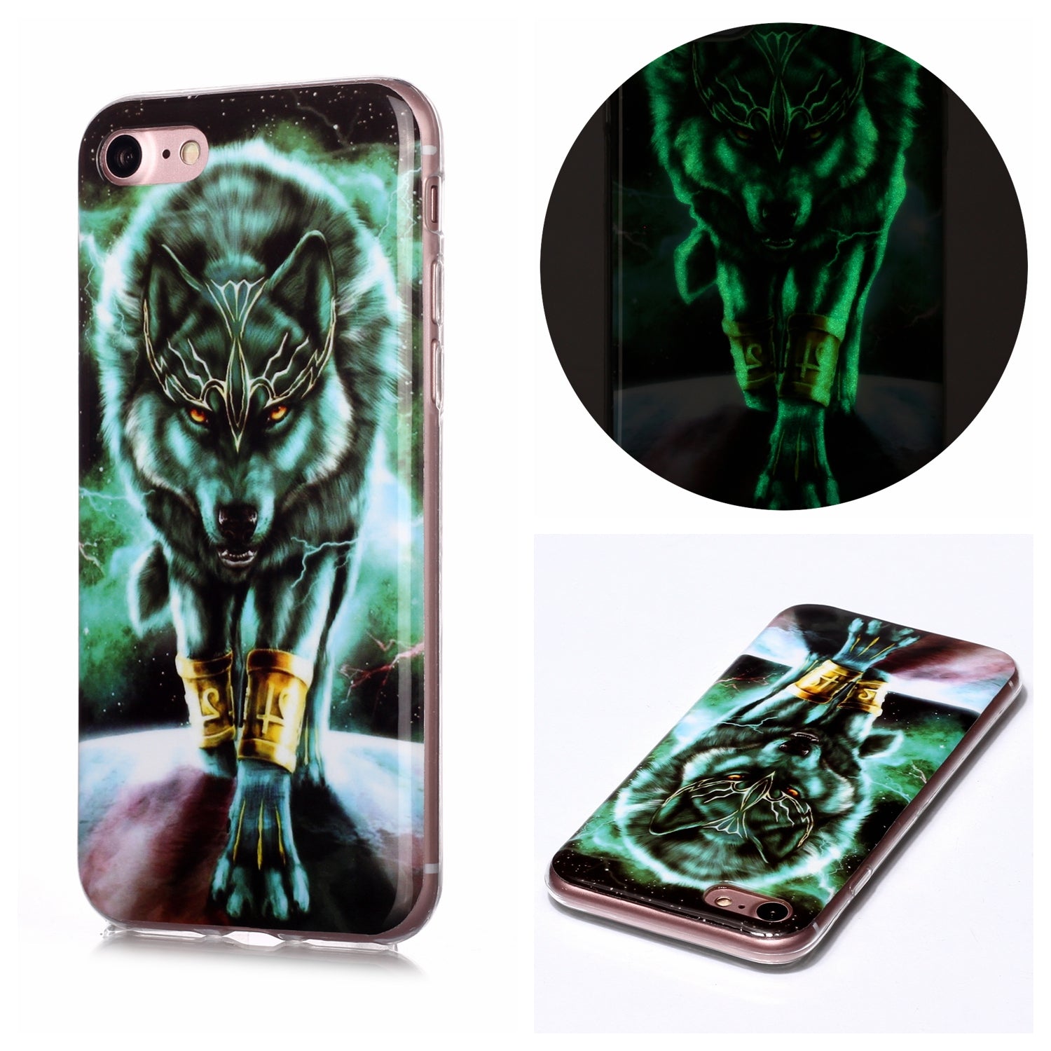 Noctilucent Patterned IMD TPU Phone Case for iPhone 6s/6