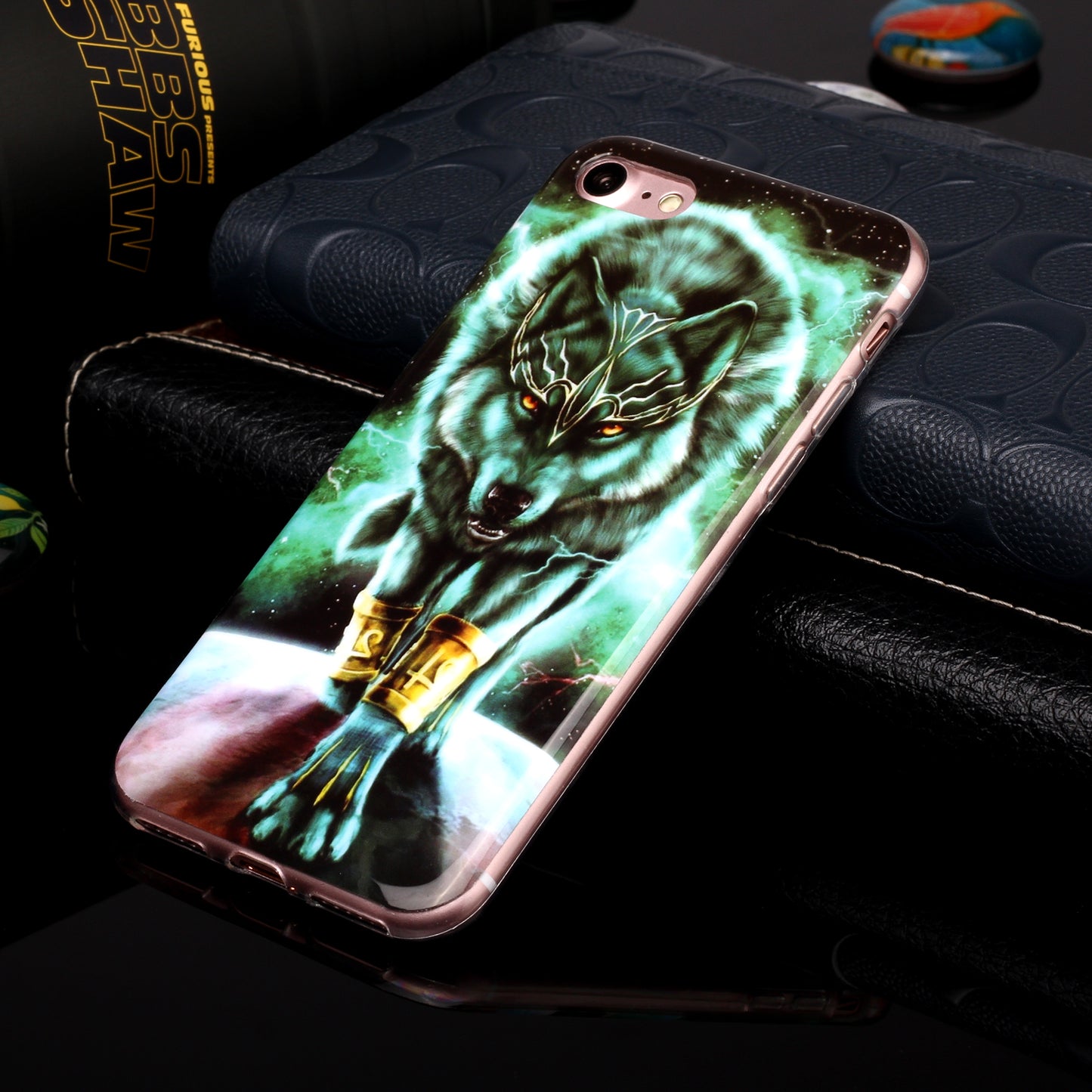 Noctilucent Patterned IMD TPU Phone Case for iPhone 6s/6