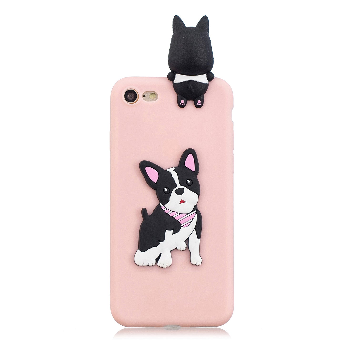 3D Doll Decor Soft TPU Phone Back Shell for iPhone 7 / 8 / SE (2020) / SE (2022) 4.7 inch