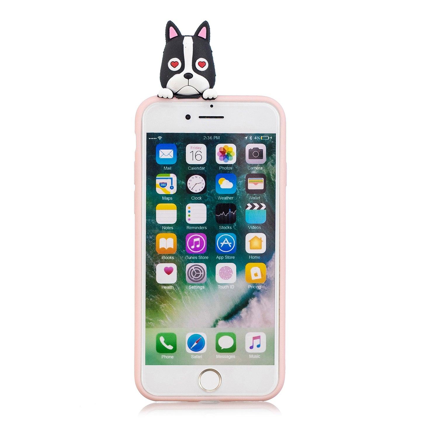 3D Doll Decor Soft TPU Phone Back Shell for iPhone 7 / 8 / SE (2020) / SE (2022) 4.7 inch