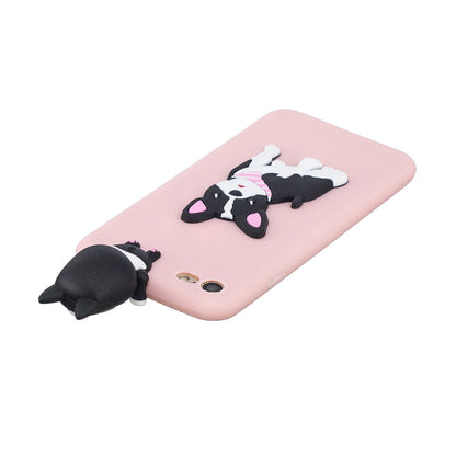 3D Doll Decor Soft TPU Phone Back Shell for iPhone 7 / 8 / SE (2020) / SE (2022) 4.7 inch