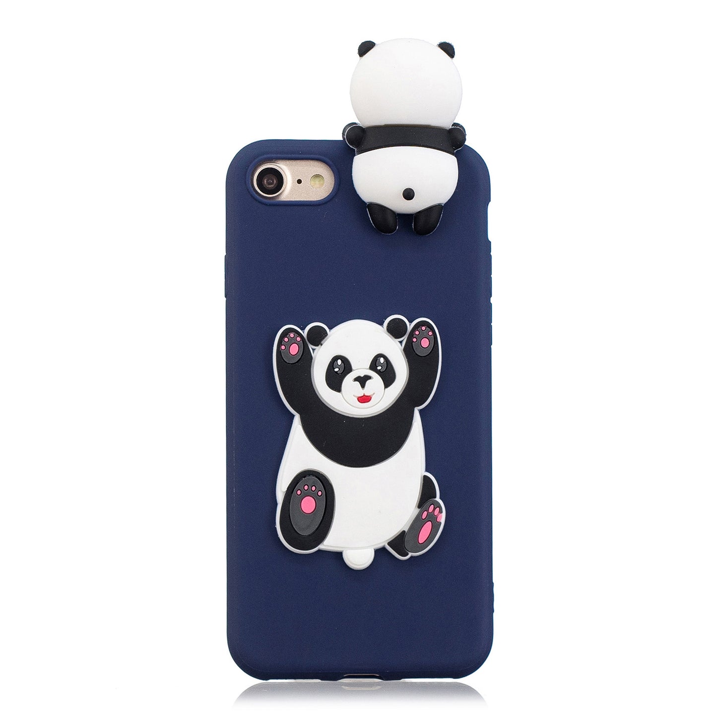 3D Doll Decor Soft TPU Phone Back Shell for iPhone 7 / 8 / SE (2020) / SE (2022) 4.7 inch