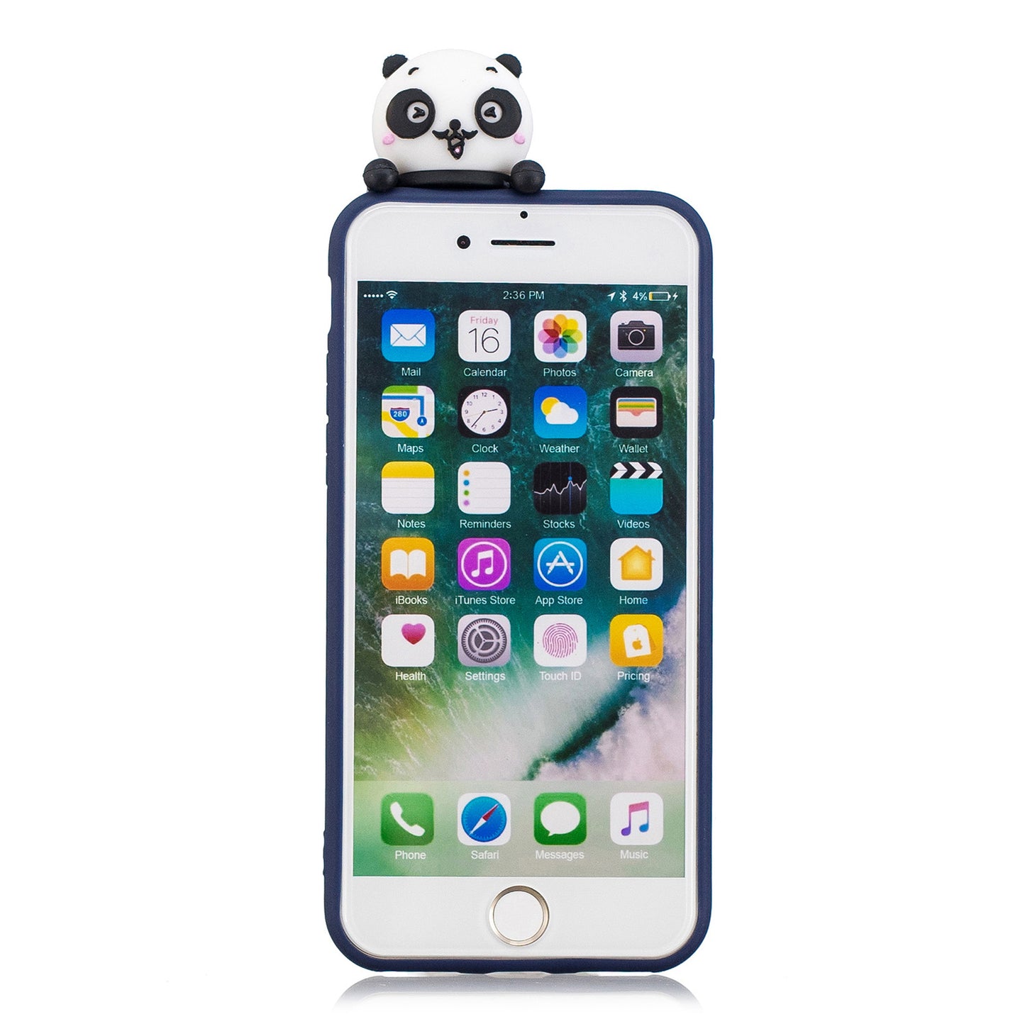 3D Doll Decor Soft TPU Phone Back Shell for iPhone 7 / 8 / SE (2020) / SE (2022) 4.7 inch