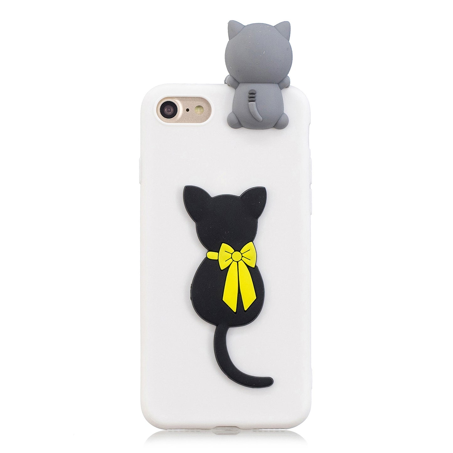 3D Doll Decor Soft TPU Phone Back Shell for iPhone 7 / 8 / SE (2020) / SE (2022) 4.7 inch