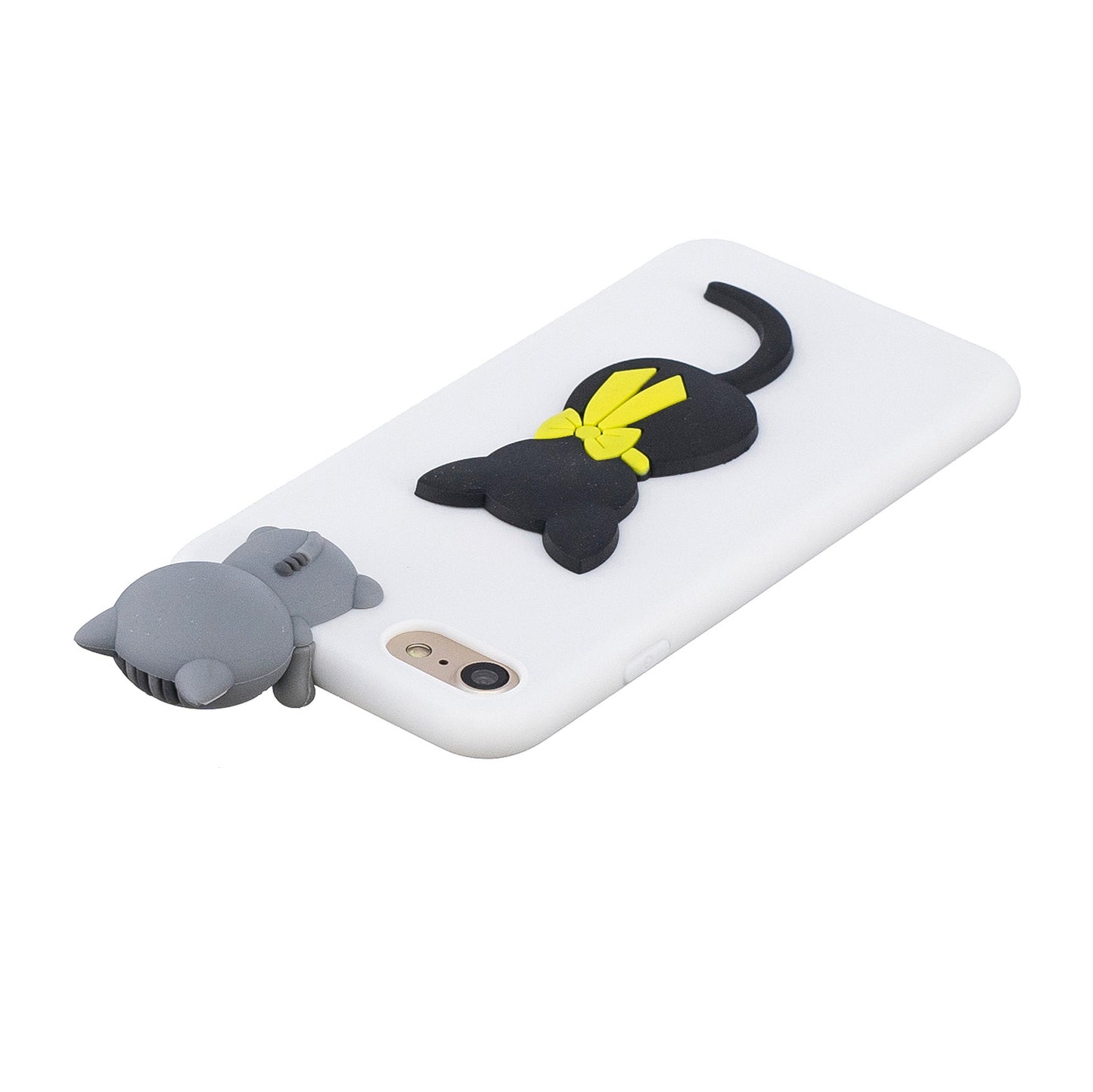 3D Doll Decor Soft TPU Phone Back Shell for iPhone 7 / 8 / SE (2020) / SE (2022) 4.7 inch