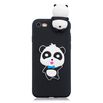 3D Doll Decor Soft TPU Phone Back Shell for iPhone 7 / 8 / SE (2020) / SE (2022) 4.7 inch