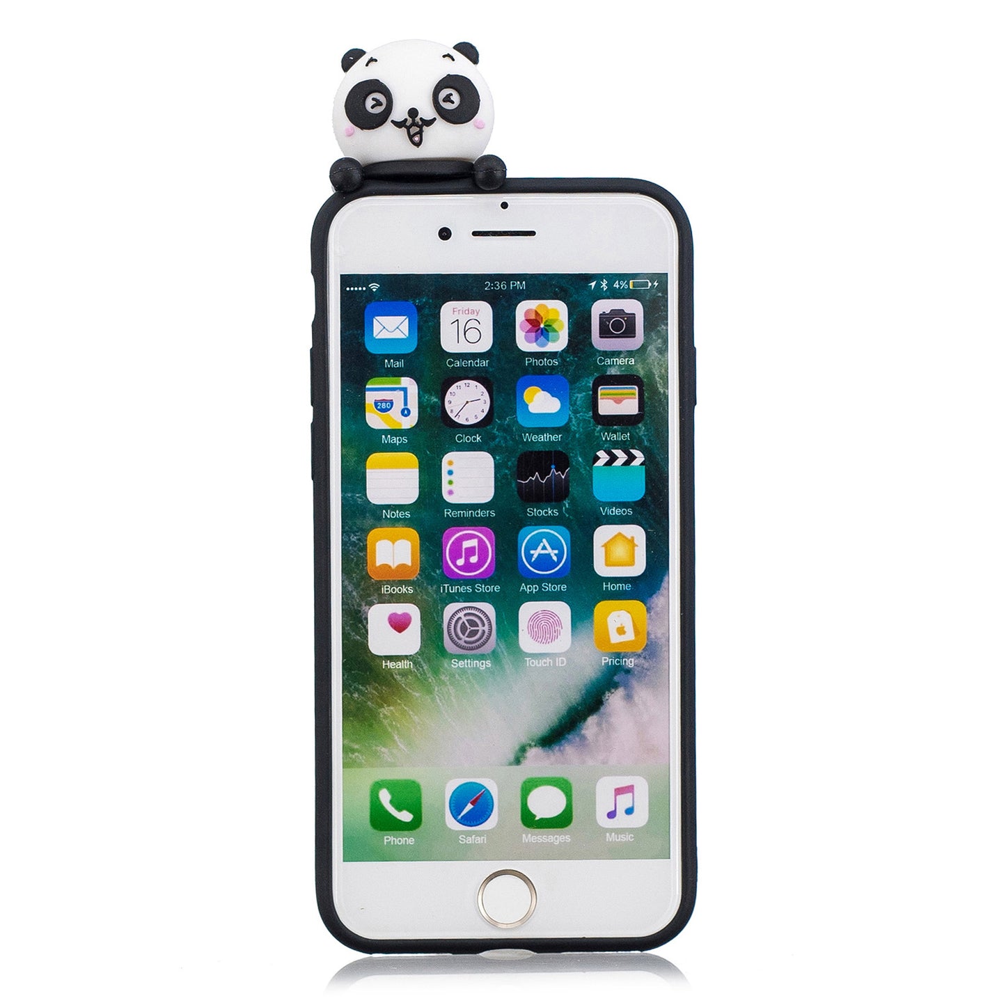 3D Doll Decor Soft TPU Phone Back Shell for iPhone 7 / 8 / SE (2020) / SE (2022) 4.7 inch