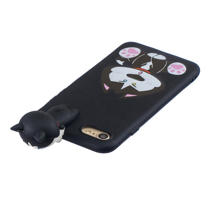 3D Doll Decor Soft TPU Mobile Phone Shell for iPhone SE (2020)/SE (2022)//8/7