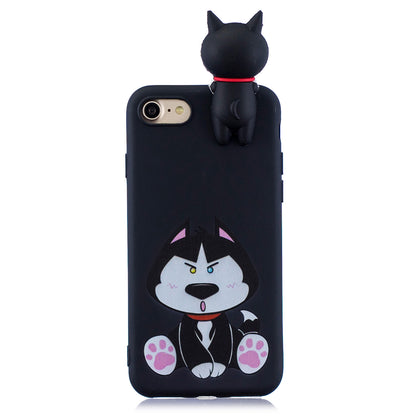 3D Doll Decor Soft TPU Mobile Phone Shell for iPhone SE (2020)/SE (2022)//8/7