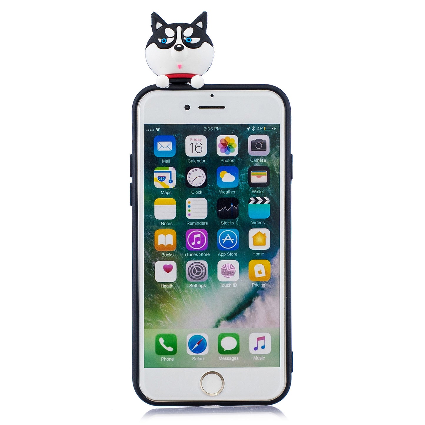 3D Doll Decor Soft TPU Mobile Phone Shell for iPhone SE (2020)/SE (2022)//8/7