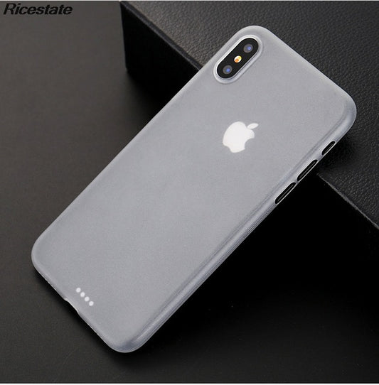 Ultra-thin Matte PC Hard Mobile Phone Case for iPhone XS/X