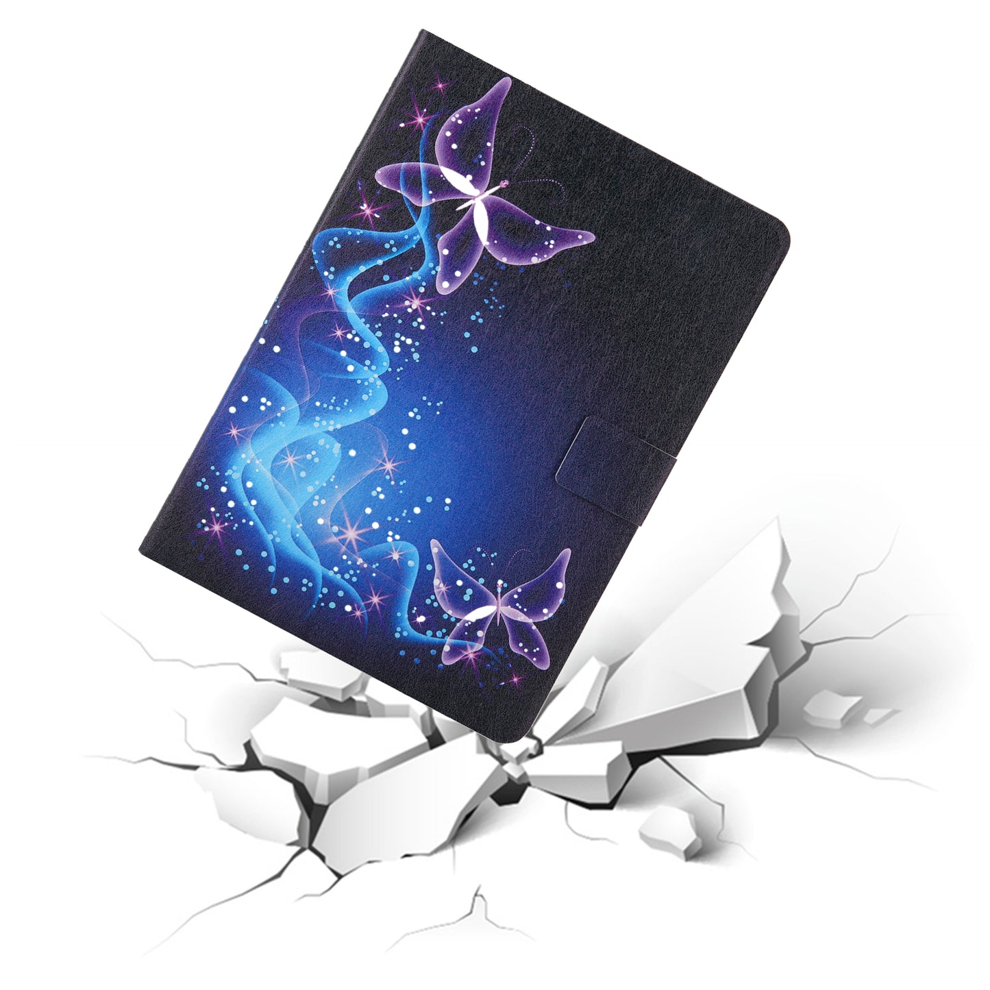 Pattern Printing Card Slots Flip Leather Tablet Protective Case for iPad 9.7-inch (2018)/(2017)/iPad Pro 9.7(2016)/iPad Air/Air2