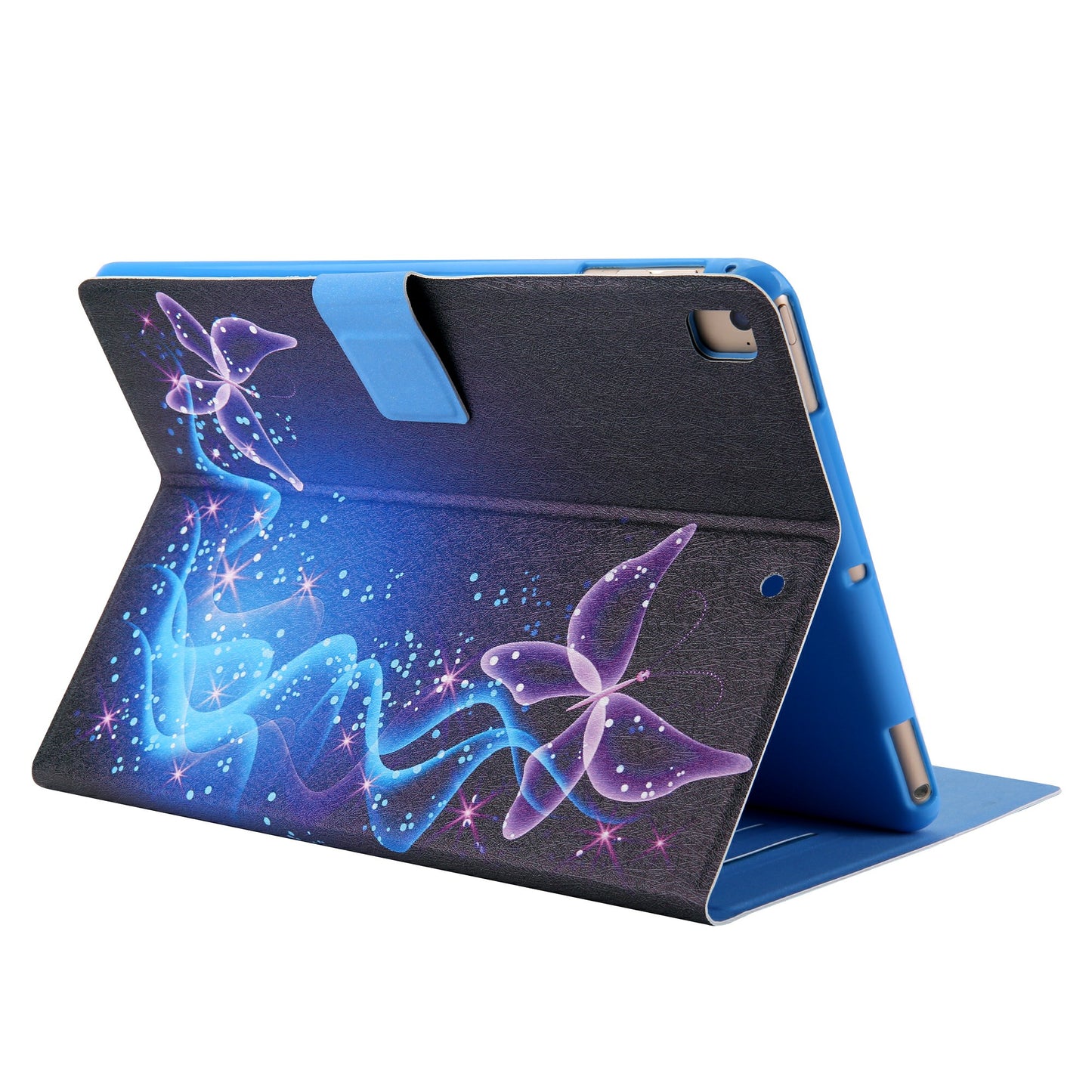 Pattern Printing Card Slots Flip Leather Tablet Protective Case for iPad 9.7-inch (2018)/(2017)/iPad Pro 9.7(2016)/iPad Air/Air2