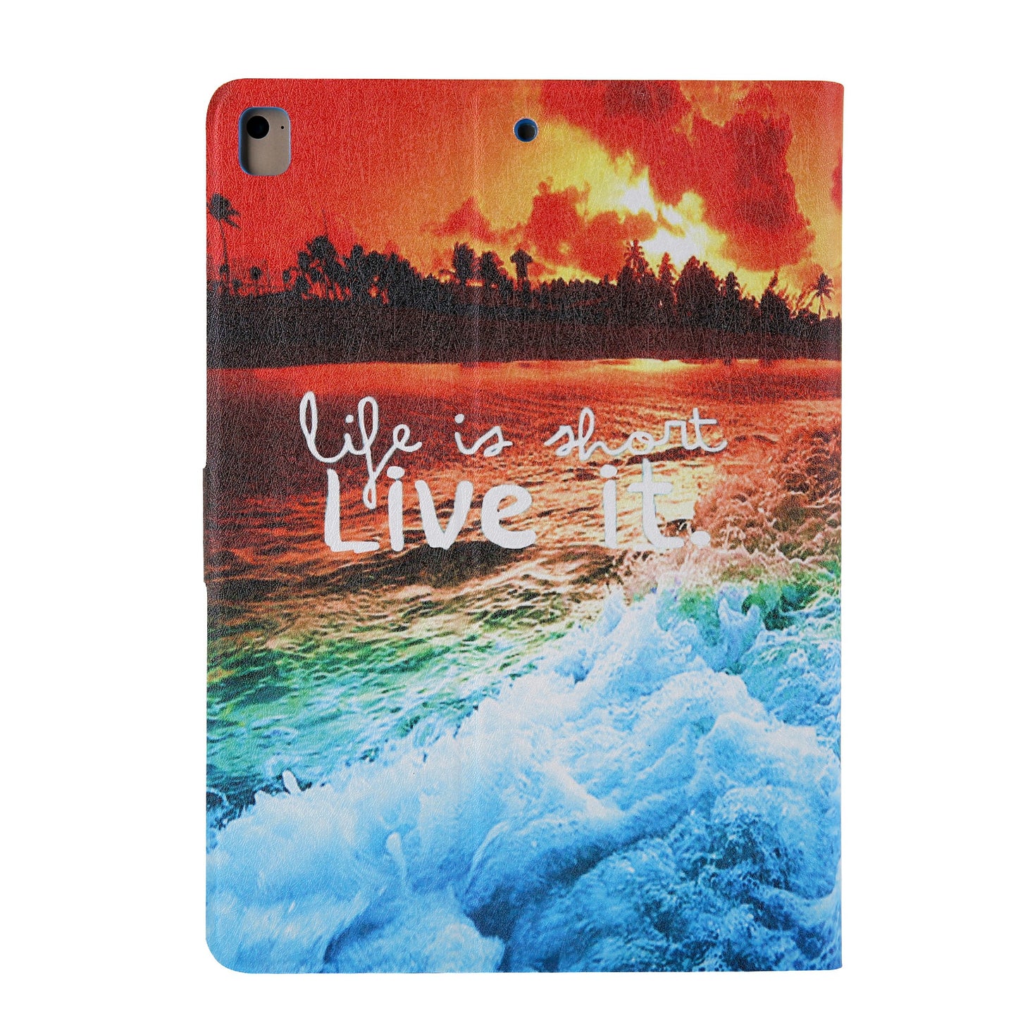 Pattern Printing Card Slots Flip Leather Tablet Protective Case for iPad 9.7-inch (2018)/(2017)/iPad Pro 9.7(2016)/iPad Air/Air2