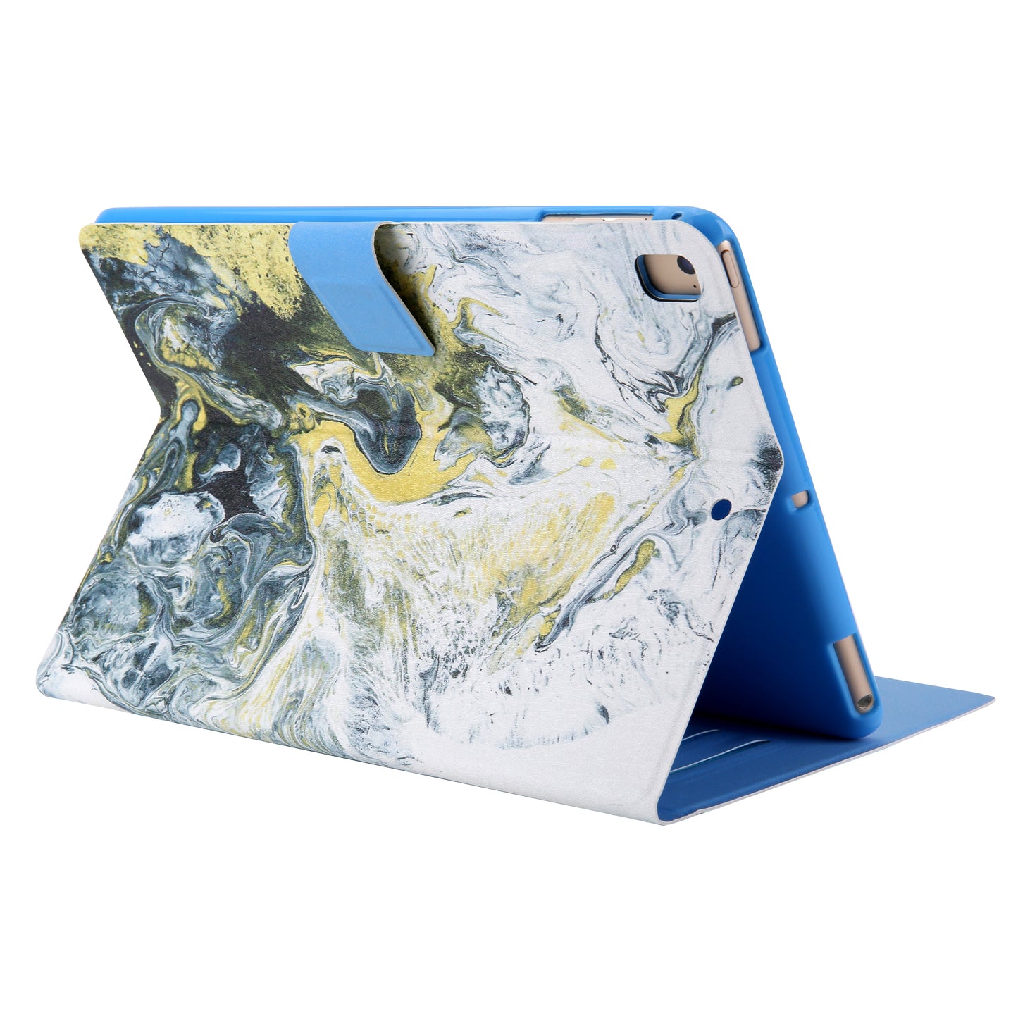 Pattern Printing Card Slots Flip Leather Tablet Protective Case for iPad 9.7-inch (2018)/(2017)/iPad Pro 9.7(2016)/iPad Air/Air2