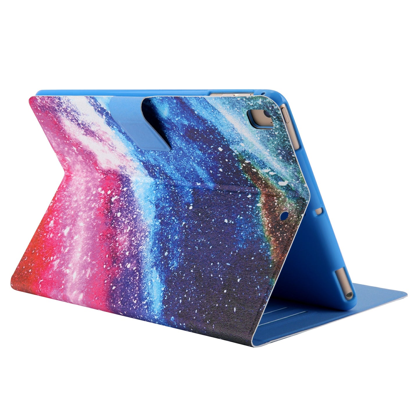 Pattern Printing Card Slots Flip Leather Tablet Protective Case for iPad 9.7-inch (2018)/(2017)/iPad Pro 9.7(2016)/iPad Air/Air2