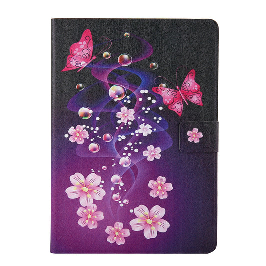 Pattern Printing Card Slots Flip Leather Tablet Protective Case for iPad 9.7-inch (2018)/(2017)/iPad Pro 9.7(2016)/iPad Air/Air2